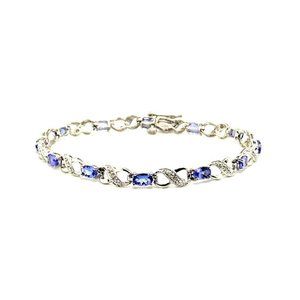 2.70 Carat Diamond and Tsavorite Bracelet